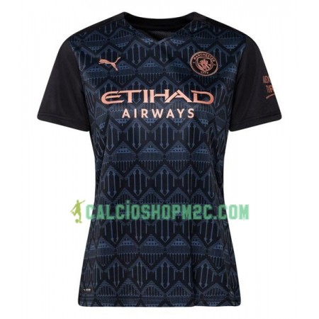 Manchester City Donna Maglia Trasferta 2020/2021 Manica Corta